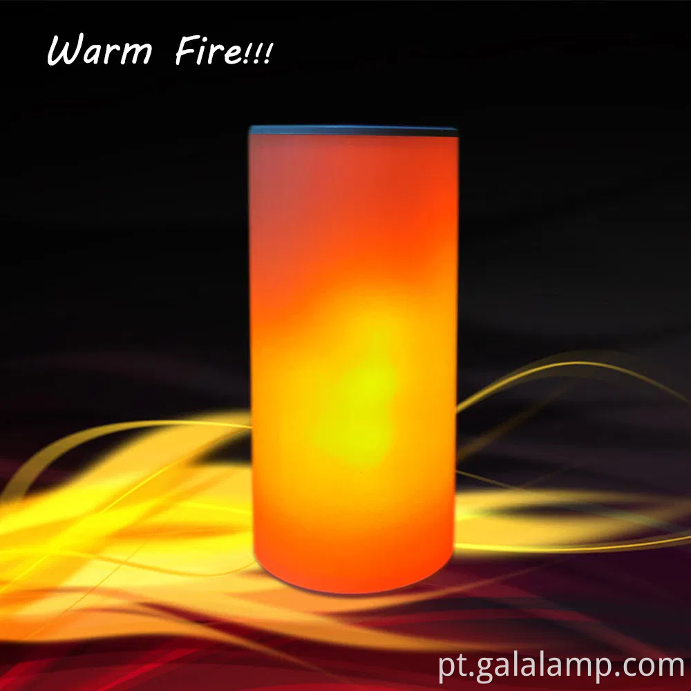 Lâmpada noturna de toque mágico colorido para ambiente de quarto